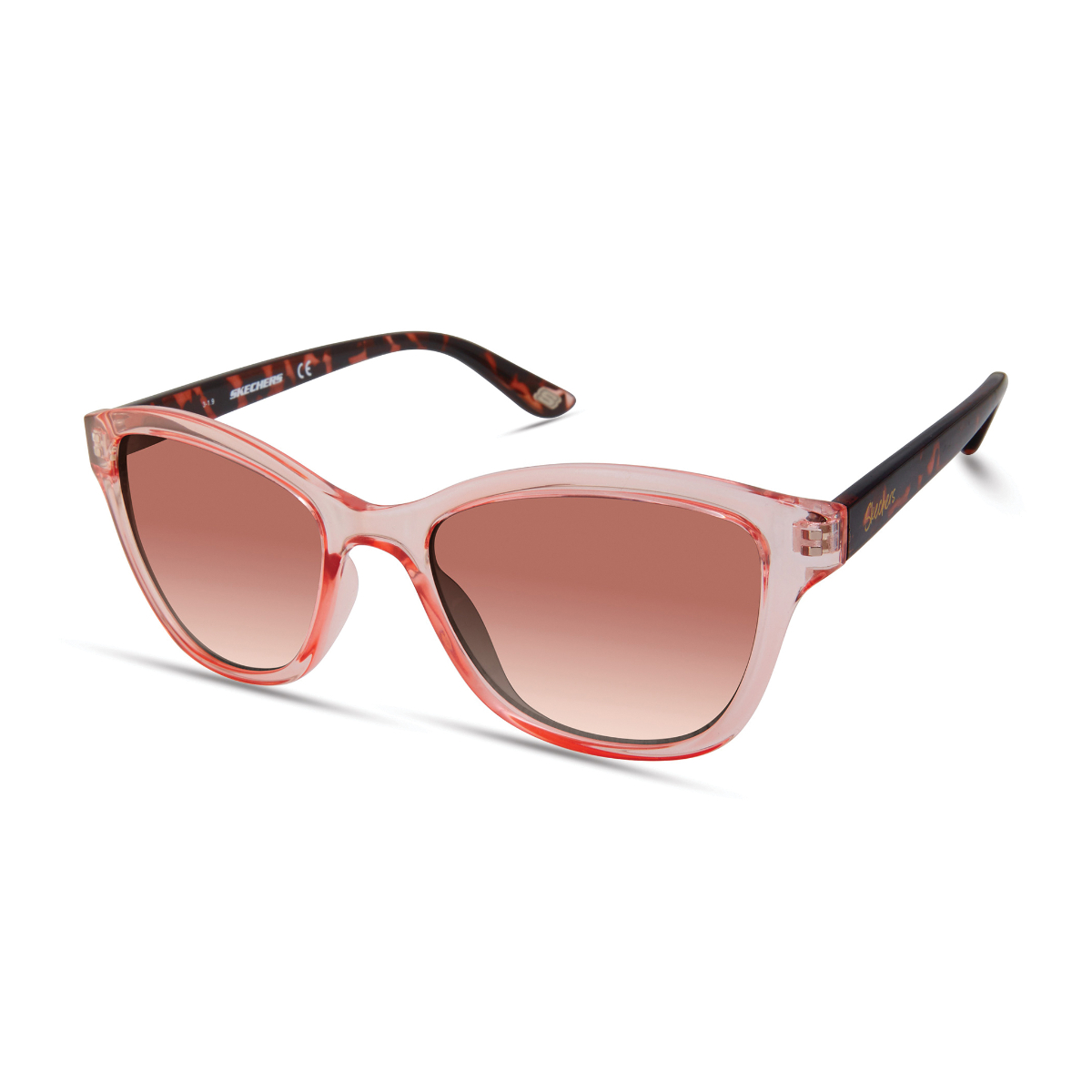 Foto 1 | Lentes De Sol Marrón Degradados Skechers