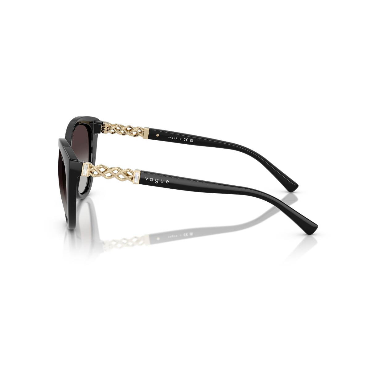 Foto 4 pulgar | Lentes De Sol Gris Degradados Vogue Eyewear
