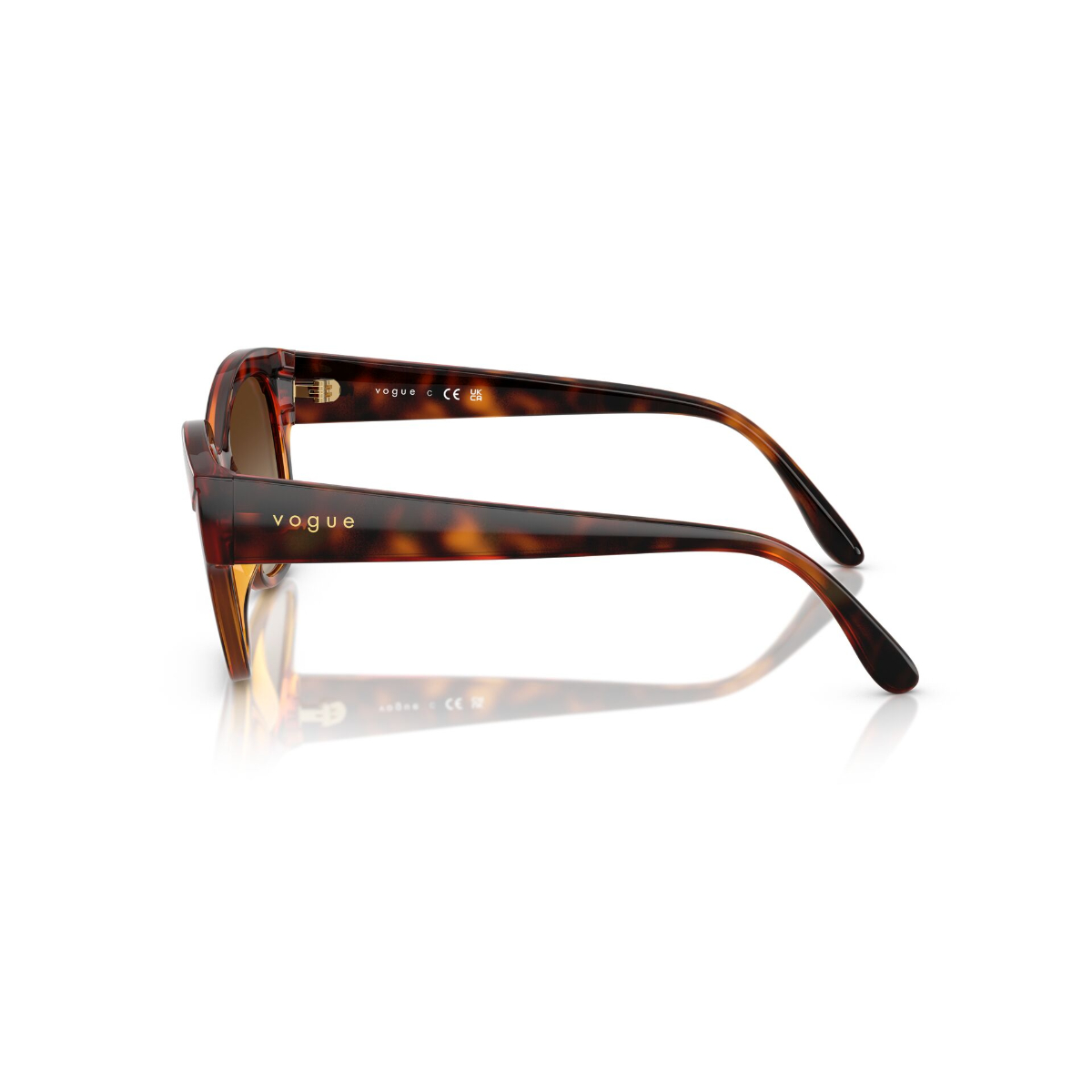 Foto 4 pulgar | Lentes De Sol Marrón Degradados Vogue Eyewear