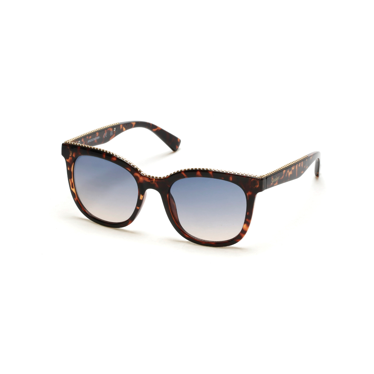 Foto 1 | Lentes De Sol Azul Degradados Skechers