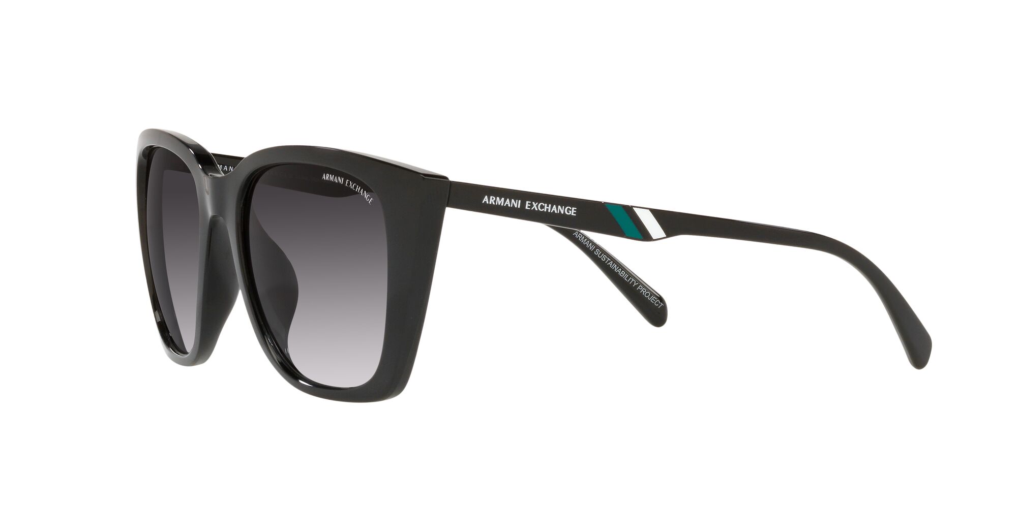 Foto 4 pulgar | Lente De Sol Armani Exchange 0ax4116su Butterfly Degradado
