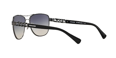 Foto 5 | Lente De Sol Coach Hc7056q Color Azul Claro Degradado Plateado Forma Piloto Para Mujer