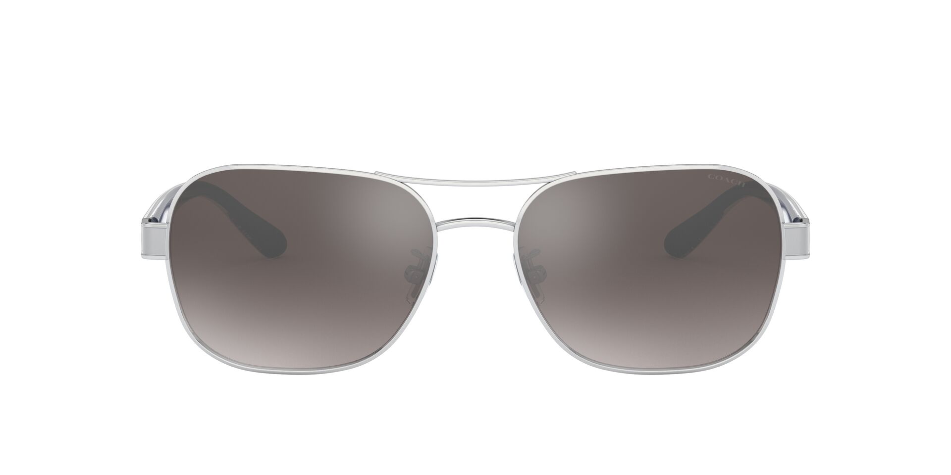 Foto 2 pulgar | Lente De Sol Coach Hc7116 Color Gris Humo Espejeado Forma Piloto Para Mujer