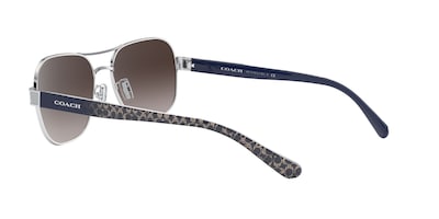 Foto 5 | Lente De Sol Coach Hc7116 Color Gris Humo Espejeado Forma Piloto Para Mujer