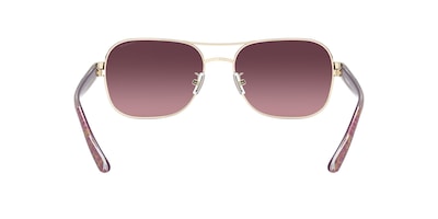 Foto 6 | Lente De Sol Coach Hc7116 Color Rosa Claro Degradado Espejeado Forma Piloto Para Mujer