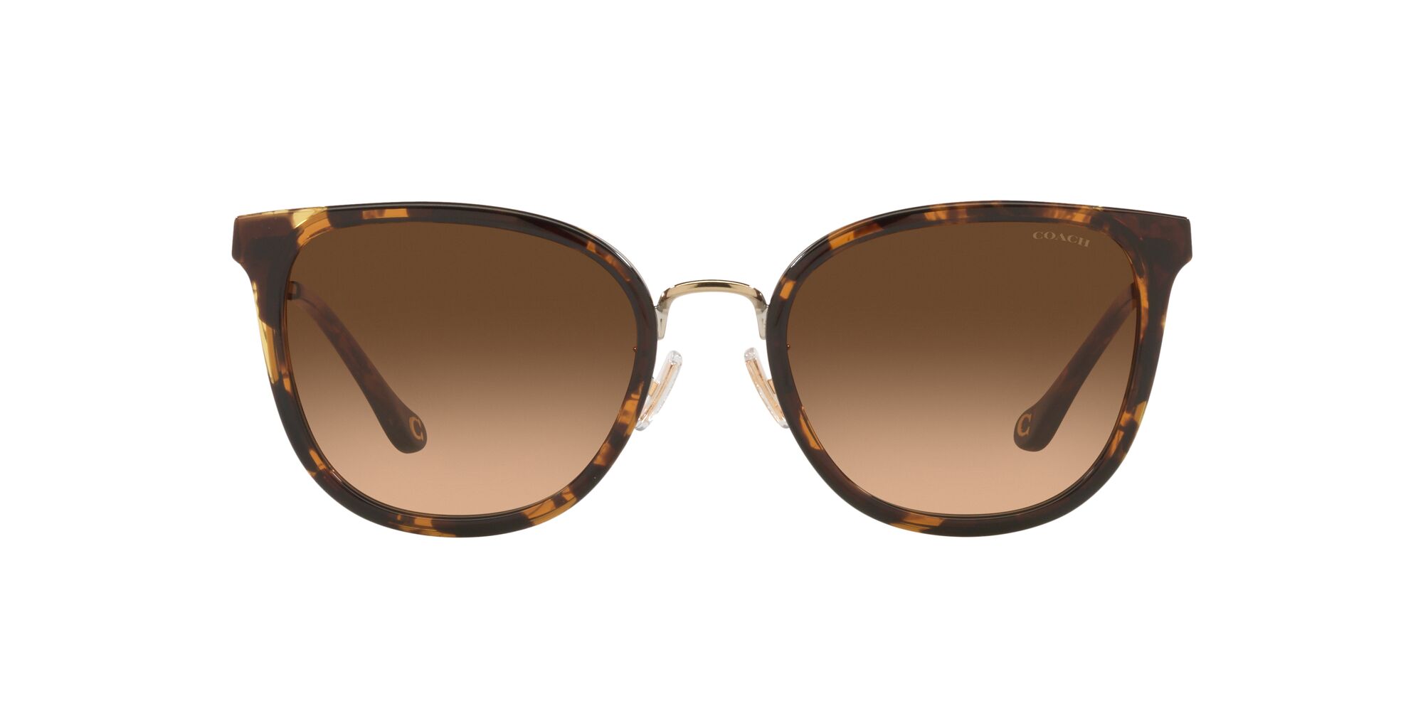 Foto 2 pulgar | Lente De Sol Coach Hc7135 Color Café Degradado Forma Cuadrada Para Mujer