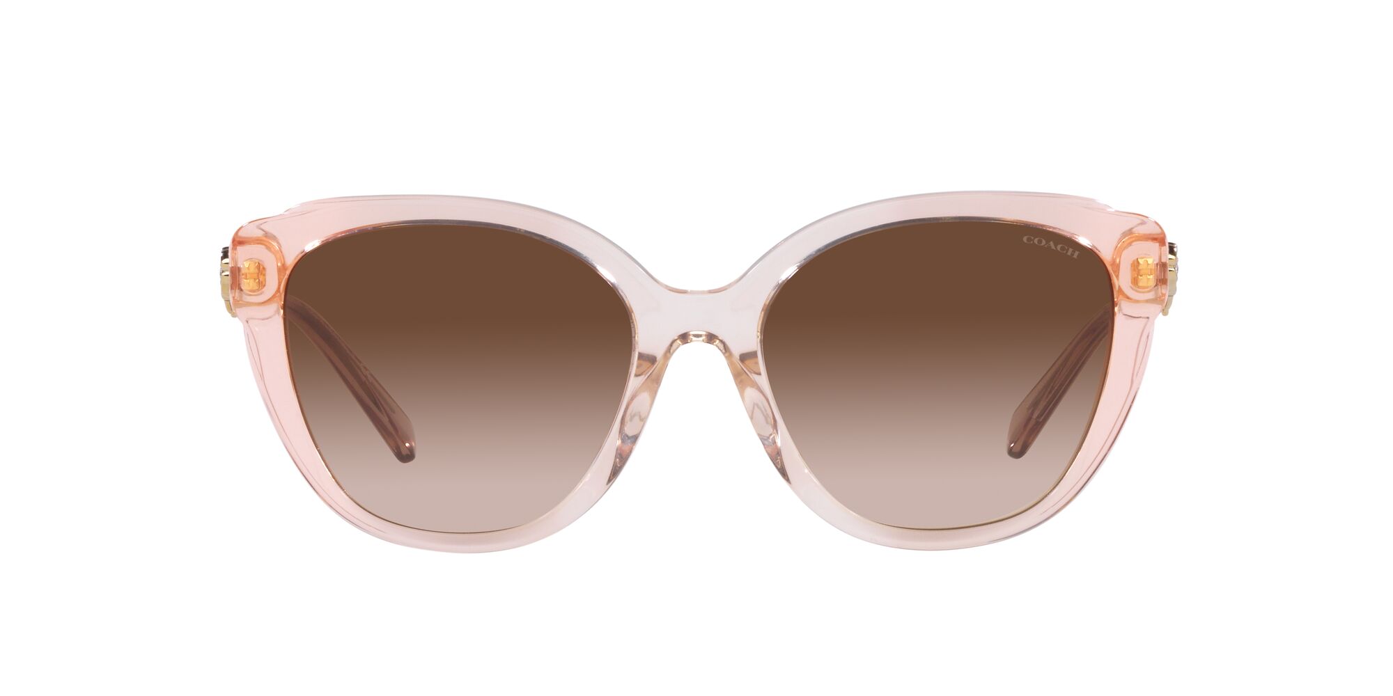 Foto 2 pulgar | Lente De Sol Coach Hc8347bu Color Café Degradado Forma Cuadrada Para Mujer