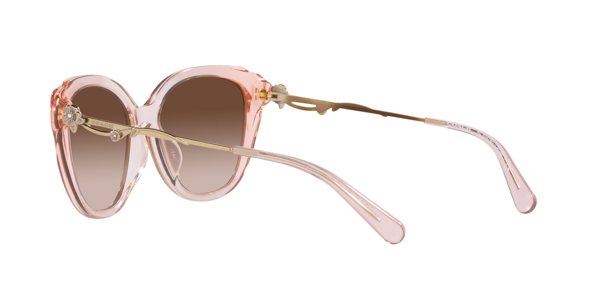 Foto 6 pulgar | Lente De Sol Coach Hc8347bu Color Café Degradado Forma Cuadrada Para Mujer