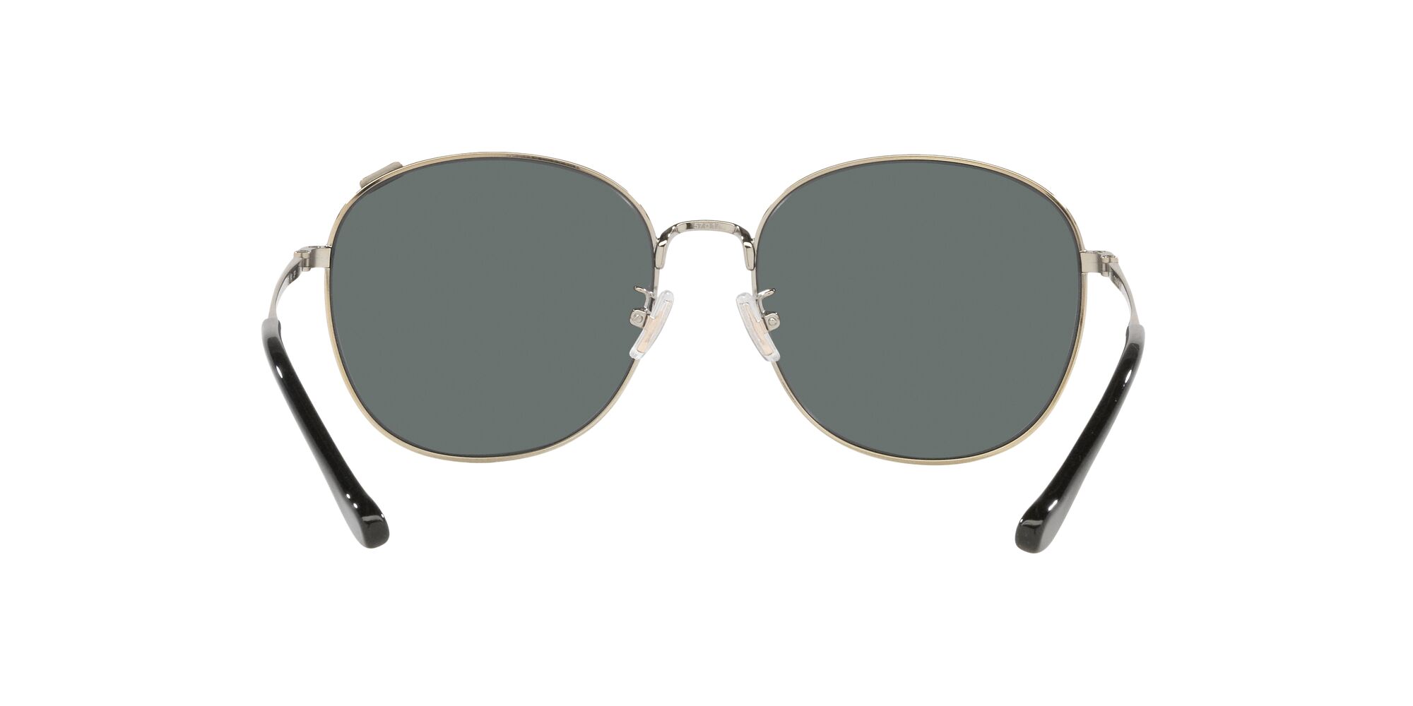Foto 8 pulgar | Lente De Sol Coach Hc7134 Color Gris Sólido Forma Redonda Para Mujer Polarizado