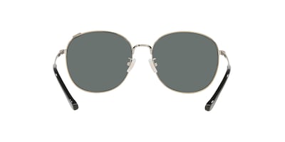 Foto 7 | Lente De Sol Coach Hc7134 Color Gris Sólido Forma Redonda Para Mujer Polarizado