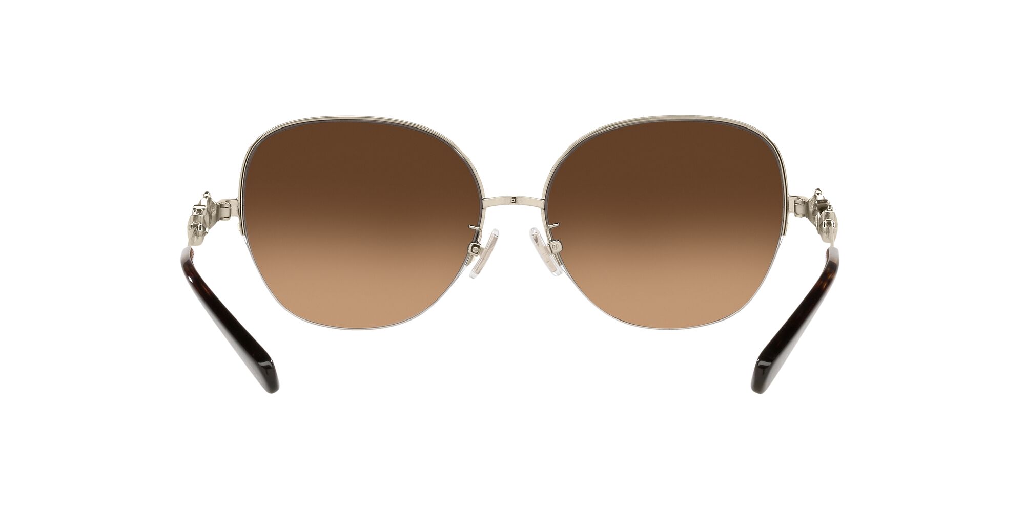 Foto 8 pulgar | Lente De Sol Coach Hc7118b Color Café Oscuro Degradado Forma Piloto Para Mujer