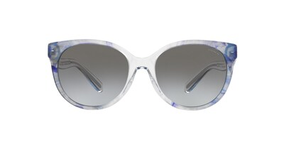 Foto 1 | Lente De Sol Coach Hc8321 Color Gris Degradado Forma Redonda Para Mujer