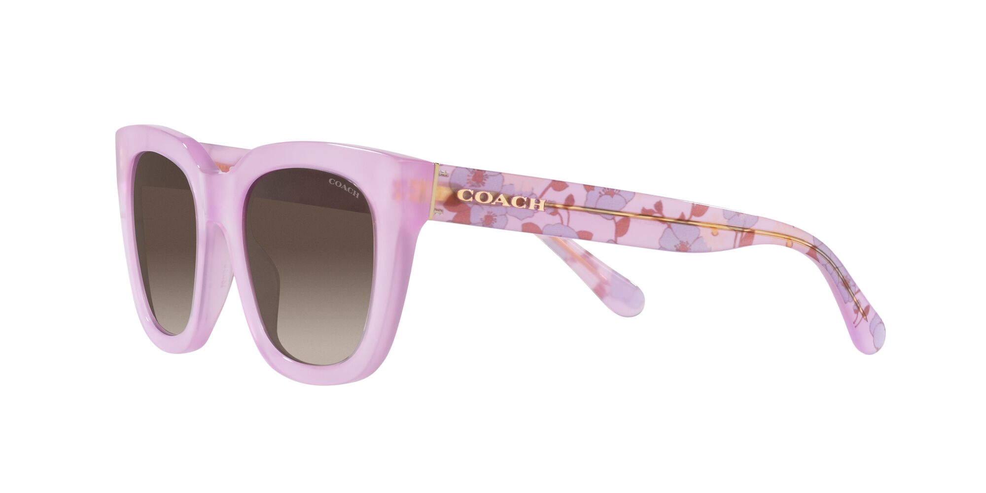 Foto 4 pulgar | Lente De Sol Coach Hc8318 Color Café Degradado Forma Cuadrada Para Mujer