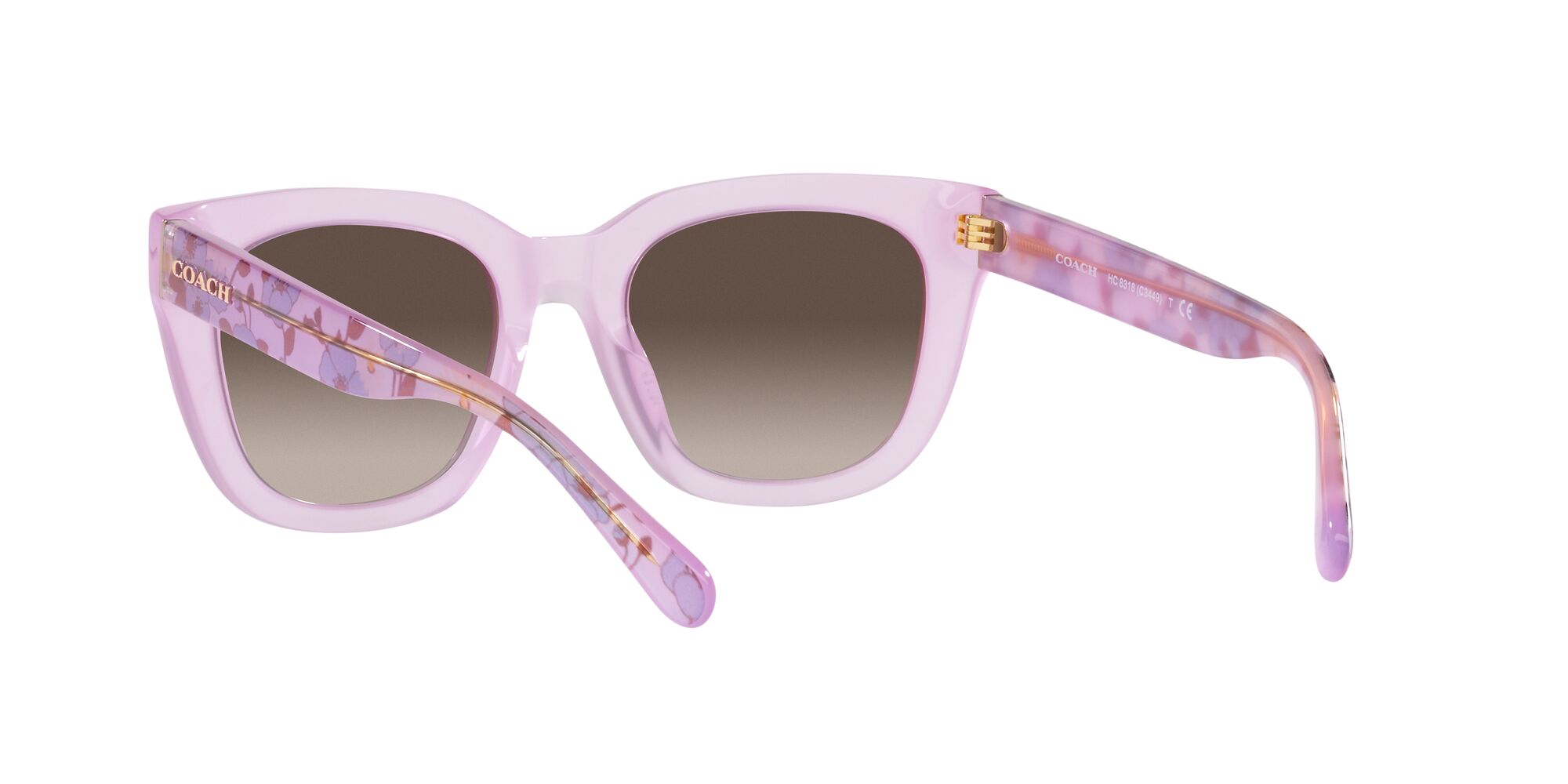 Foto 7 pulgar | Lente De Sol Coach Hc8318 Color Café Degradado Forma Cuadrada Para Mujer