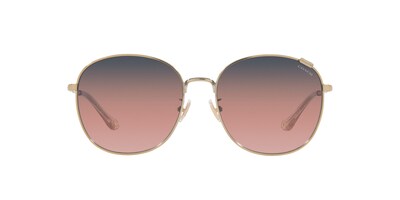 Foto 1 | Lente De Sol Coach Hc7134 Color Morado Degradado Rosa Forma Redonda Para Mujer