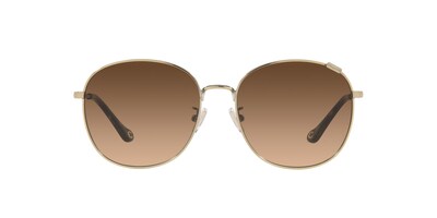 Foto 1 | Lente De Sol Coach Hc7134 Color Café Degradado Forma Redonda Para Mujer