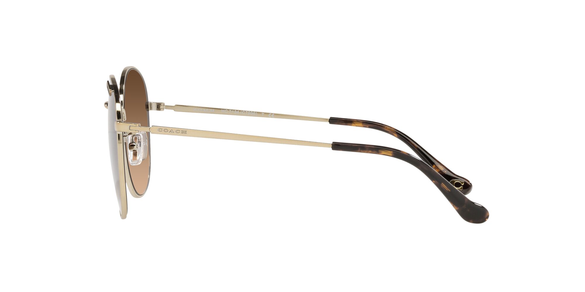 Foto 5 pulgar | Lente De Sol Coach Hc7134 Color Café Degradado Forma Redonda Para Mujer