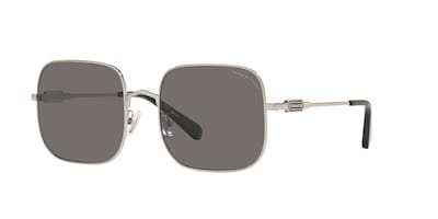 Foto 2 | Lente De Sol Coach Hc7120 Color Gris Sólido Forma Cuadrada Para Mujer Polarizado