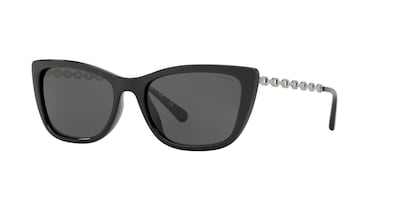 Foto 2 | Lente De Sol Coach Hc8257u Color Gris Oscuro Forma Cat Eye Para Mujer