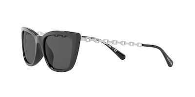 Foto 3 | Lente De Sol Coach Hc8257u Color Gris Oscuro Forma Cat Eye Para Mujer