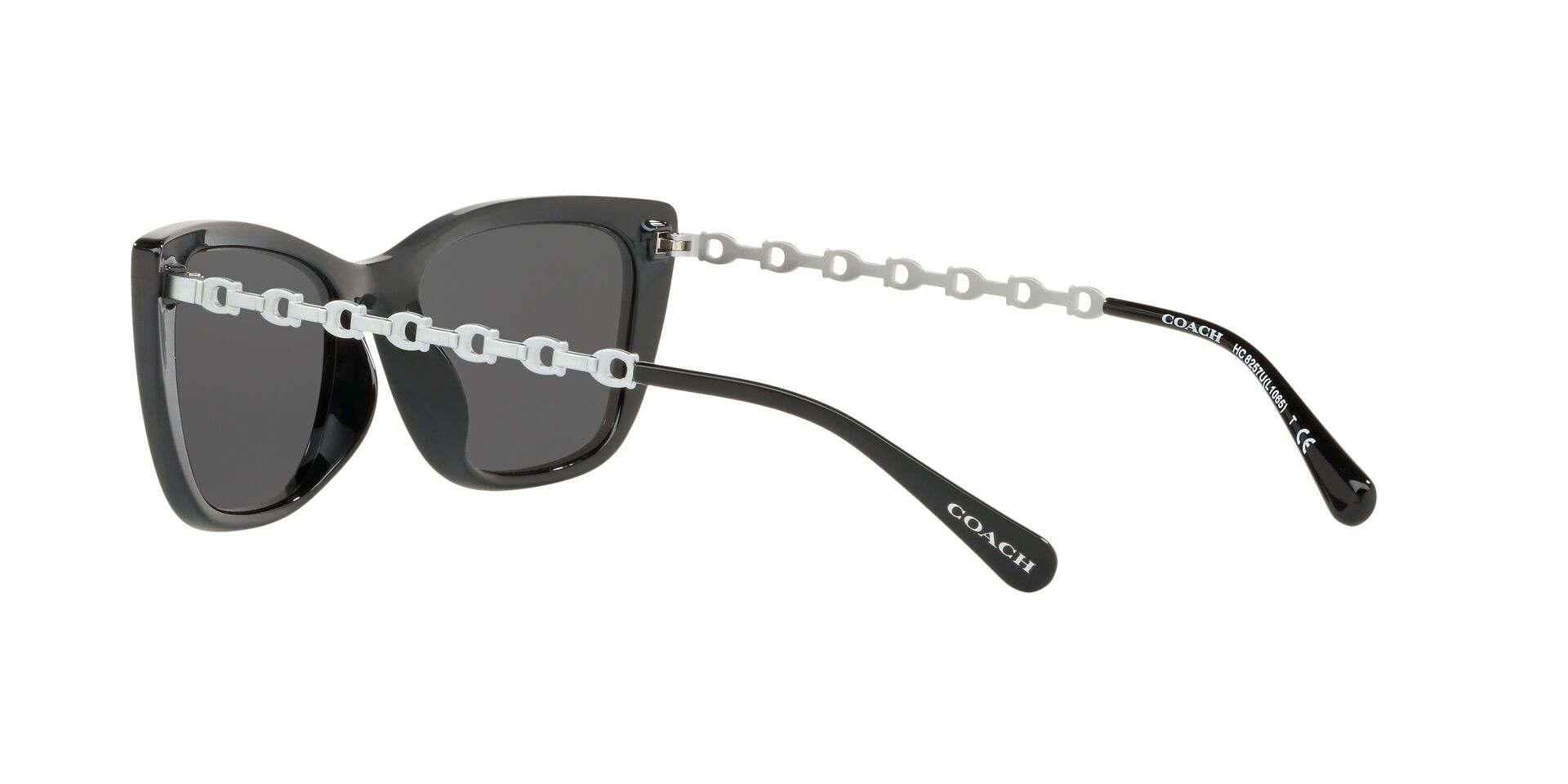 Foto 6 pulgar | Lente De Sol Coach Hc8257u Color Gris Oscuro Forma Cat Eye Para Mujer