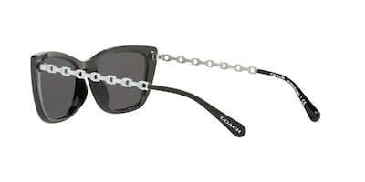 Foto 5 | Lente De Sol Coach Hc8257u Color Gris Oscuro Forma Cat Eye Para Mujer