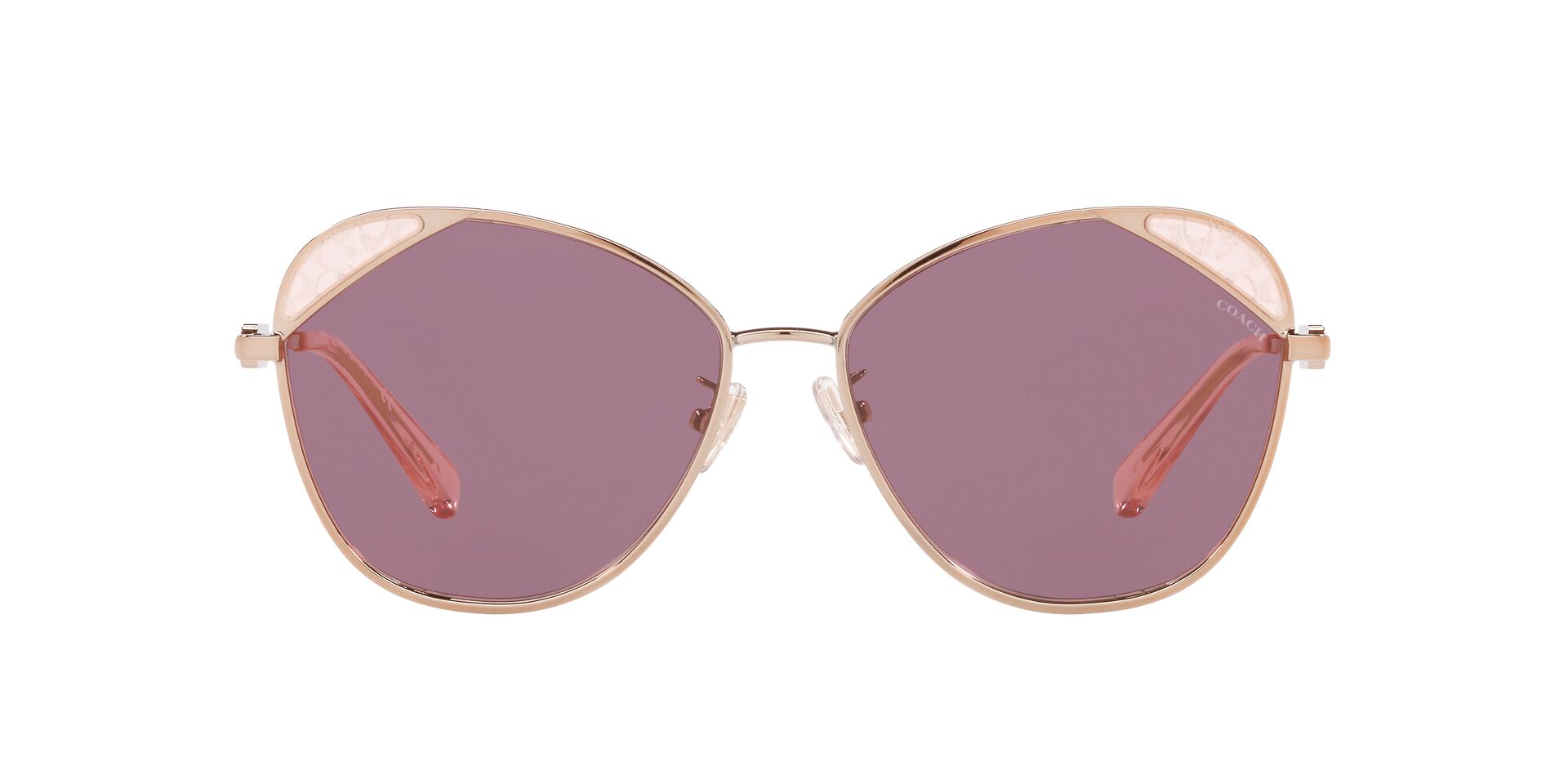 Foto 2 pulgar | Lente De Sol Coach Hc7119 Color Marroqui Forma Irregular Para Mujer