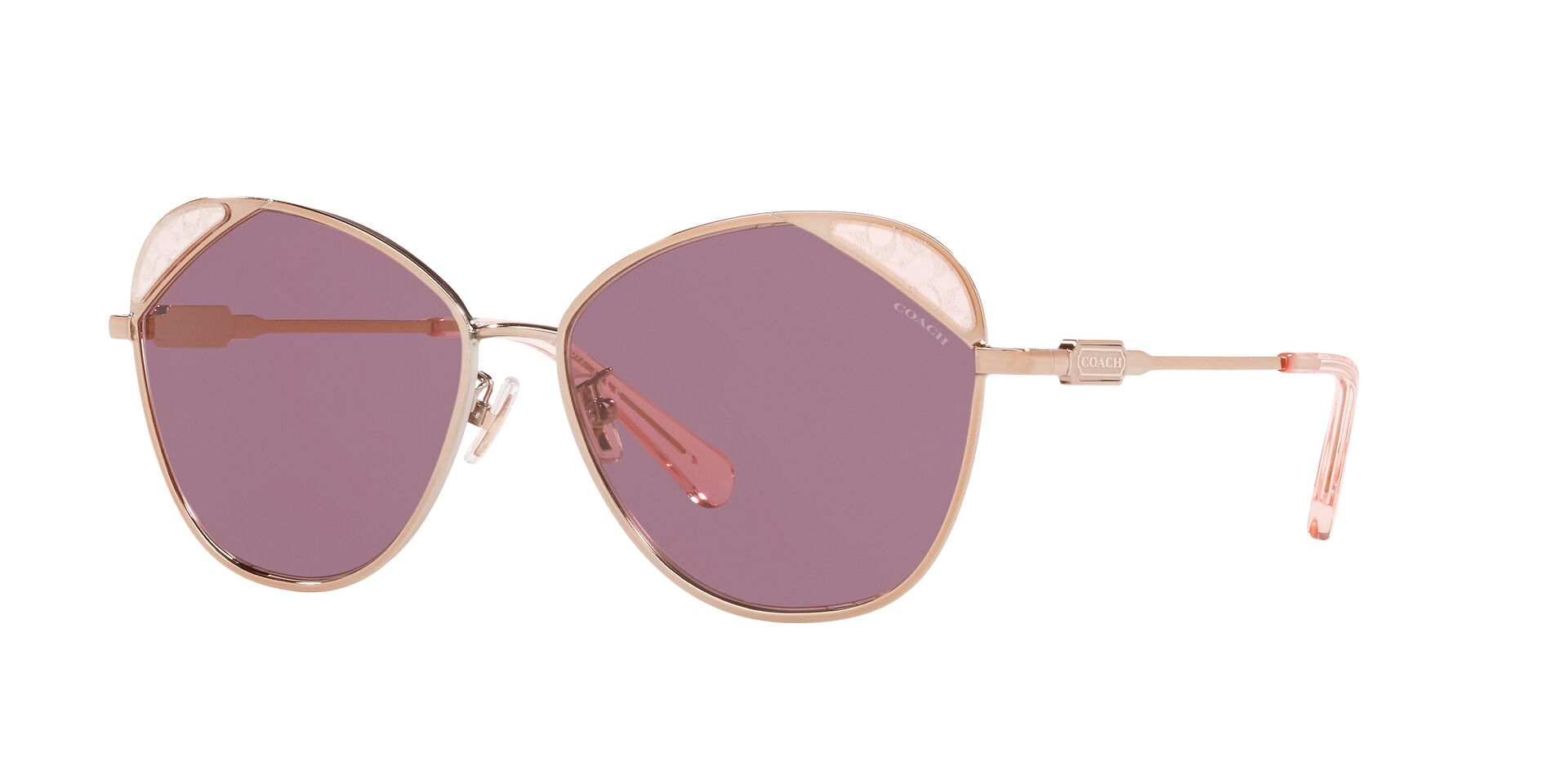 Foto 3 pulgar | Lente De Sol Coach Hc7119 Color Marroqui Forma Irregular Para Mujer