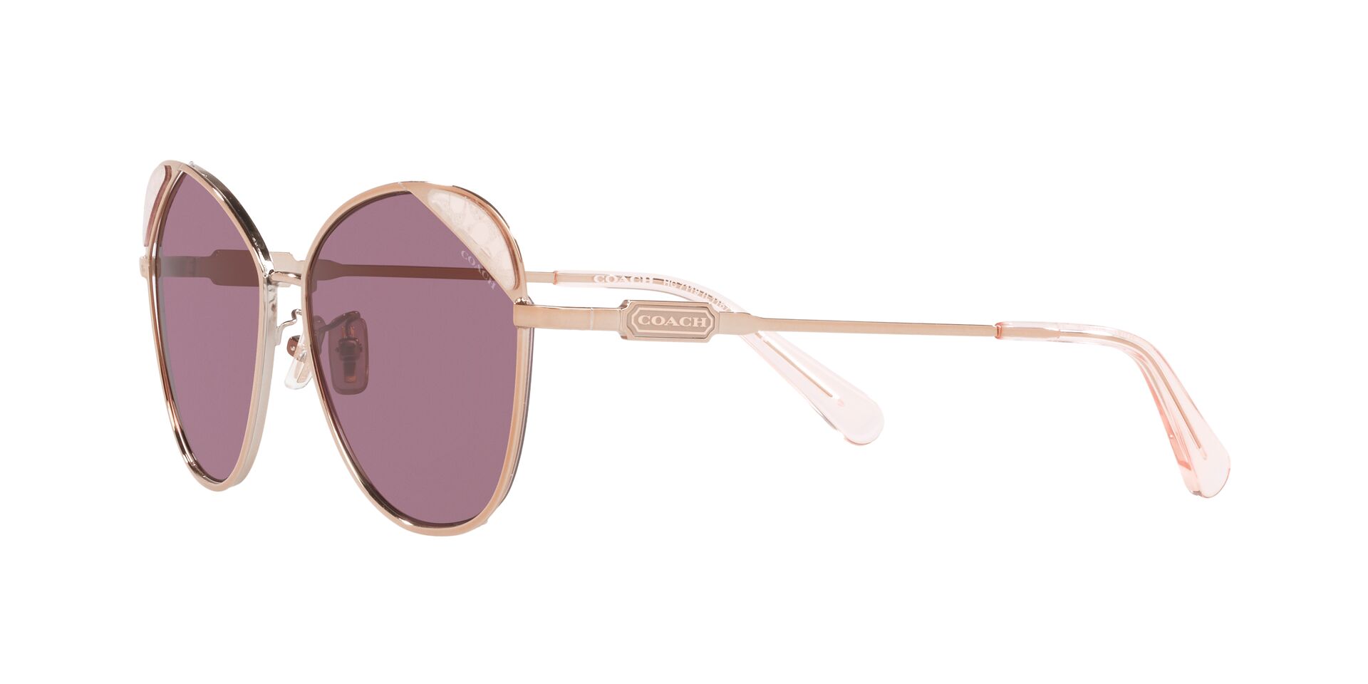 Foto 4 pulgar | Lente De Sol Coach Hc7119 Color Marroqui Forma Irregular Para Mujer