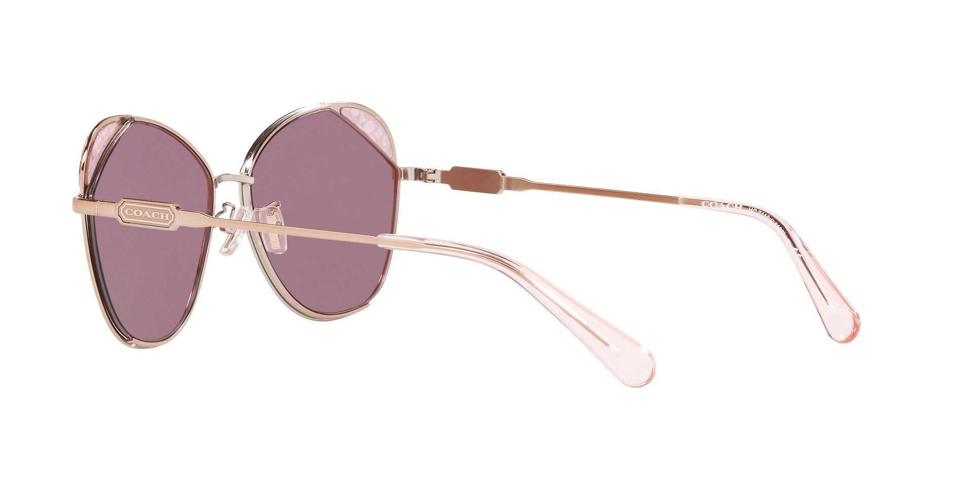 Foto 6 pulgar | Lente De Sol Coach Hc7119 Color Marroqui Forma Irregular Para Mujer