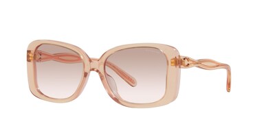 Foto 2 | Lente De Sol Coach Hc8334u Color Durazno Degradado Forma Butterfly Para Mujer