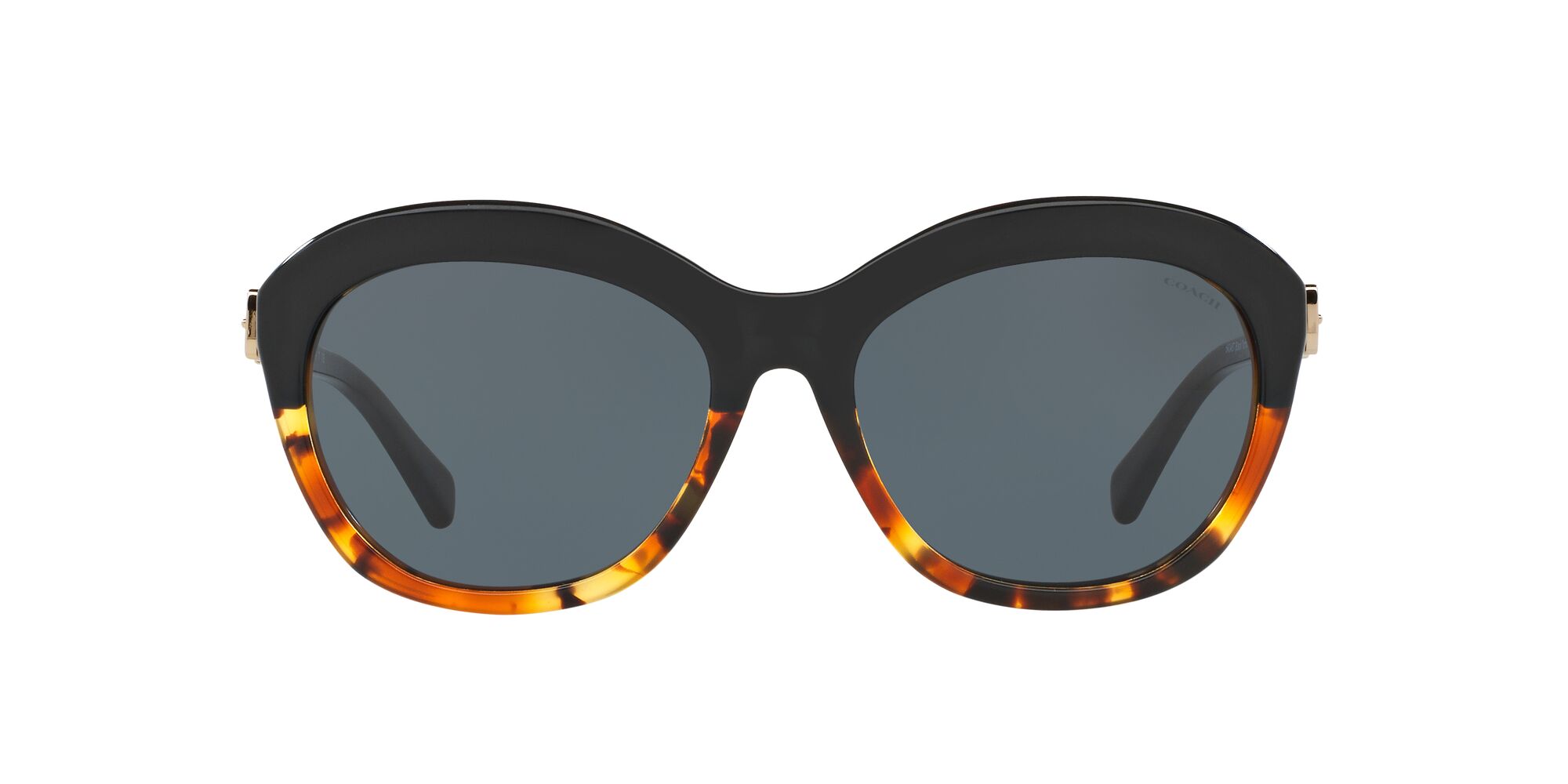 Foto 1 | Lente De Sol Coach Hc8184 Color Gris Oscuro Forma Cat Eye Para Mujer