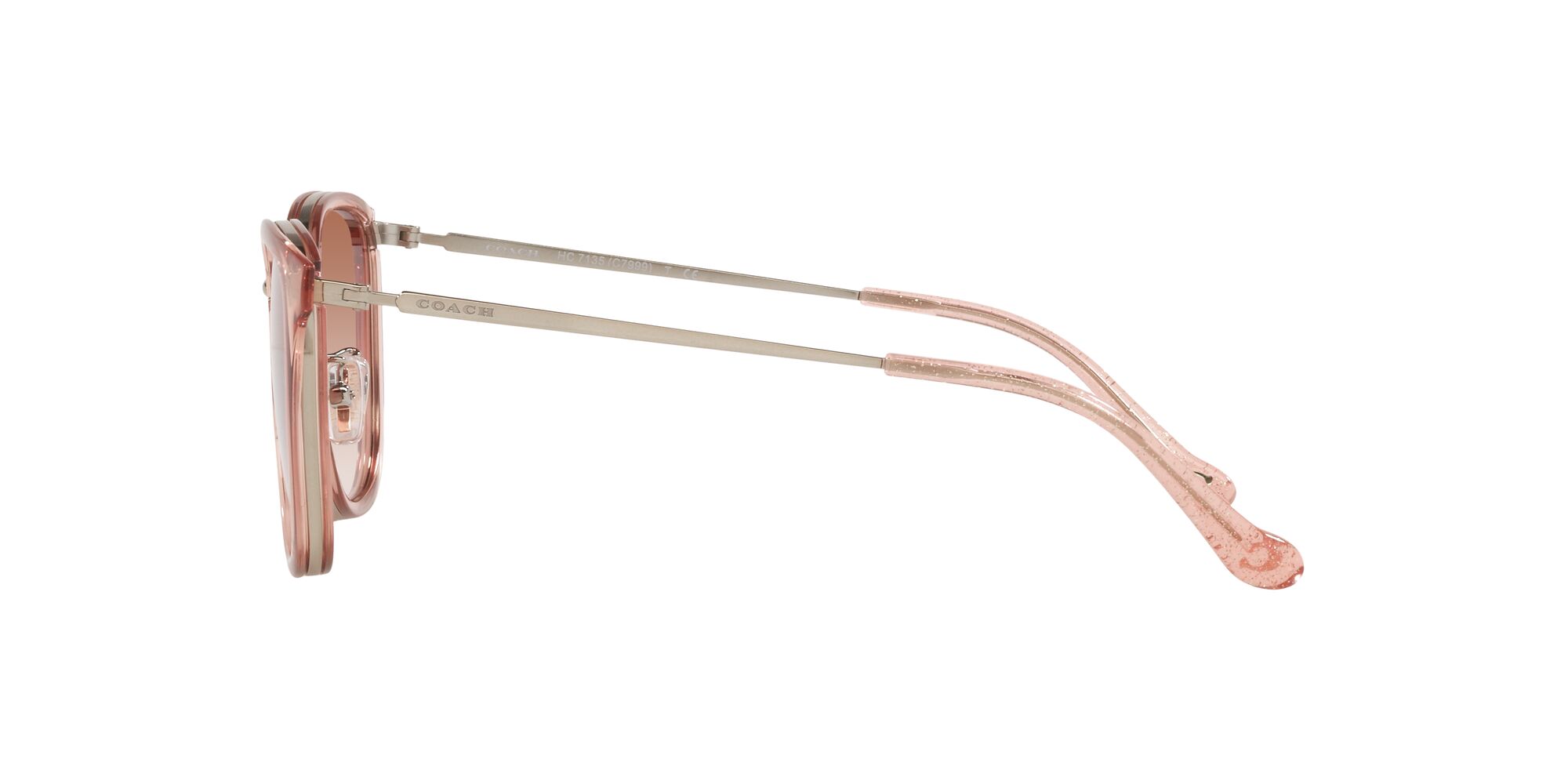 Foto 5 pulgar | Lente De Sol Coach Hc7135 Color Rosa Degradado Forma Cuadrada Para Mujer