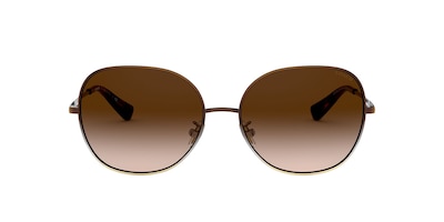 Foto 1 | Lente De Sol Coach Hc7108 Color Café Degradado Forma Redonda Para Mujer