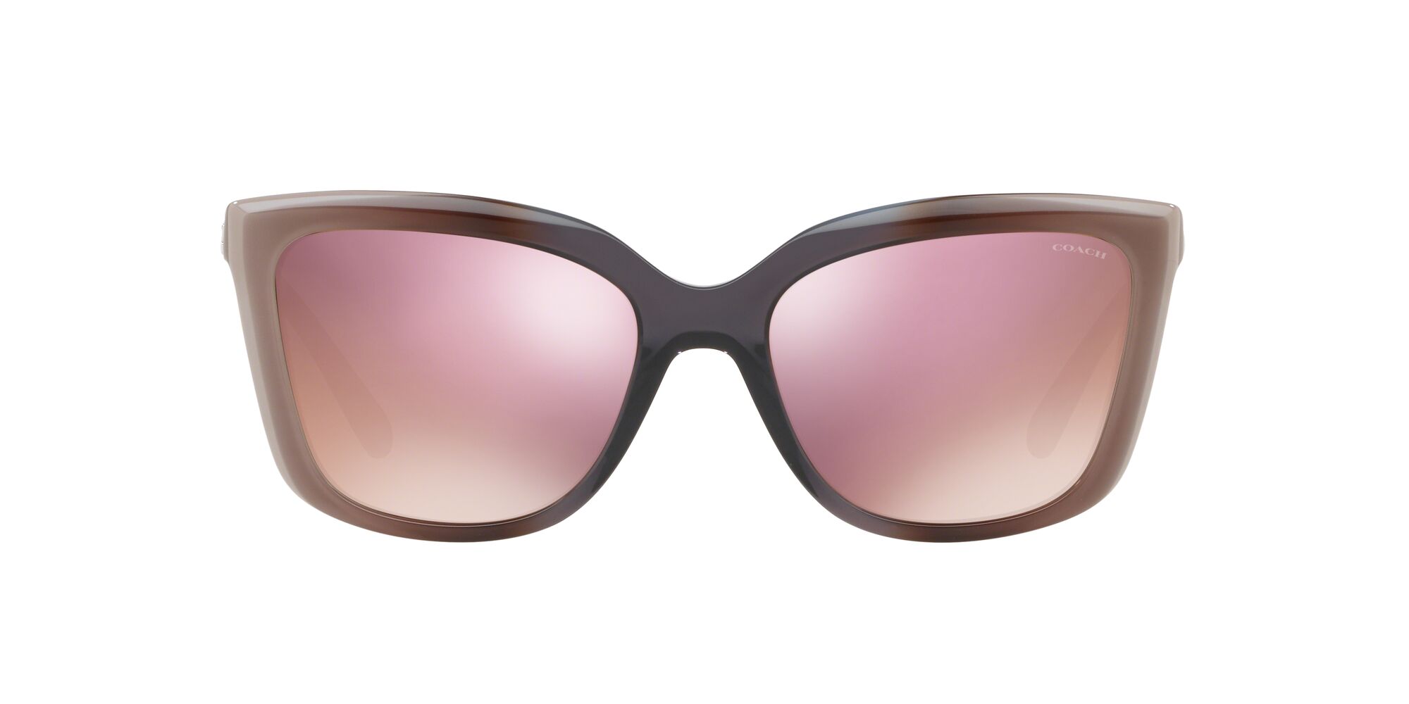 Foto 2 pulgar | Lente De Sol Coach Hc8261 Color Rosa Espejeado Forma Cuadrada Para Mujer