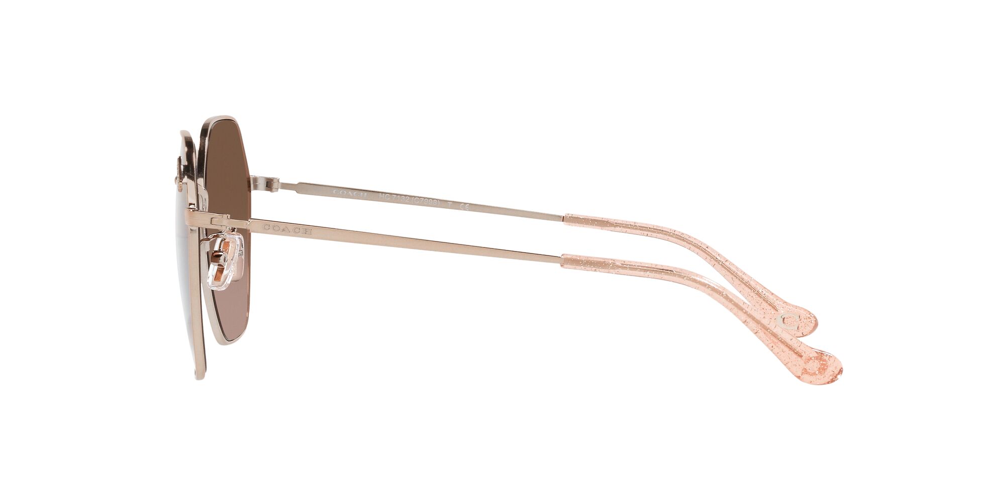 Foto 5 pulgar | Lente De Sol Coach Hc7132 Color Café Degradado Forma Irregular Para Mujer