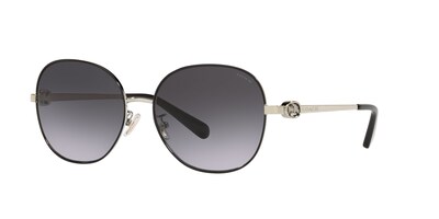 Foto 2 | Lente De Sol Coach Hc7123 Color Gris Degradado Forma Redonda Para Mujer