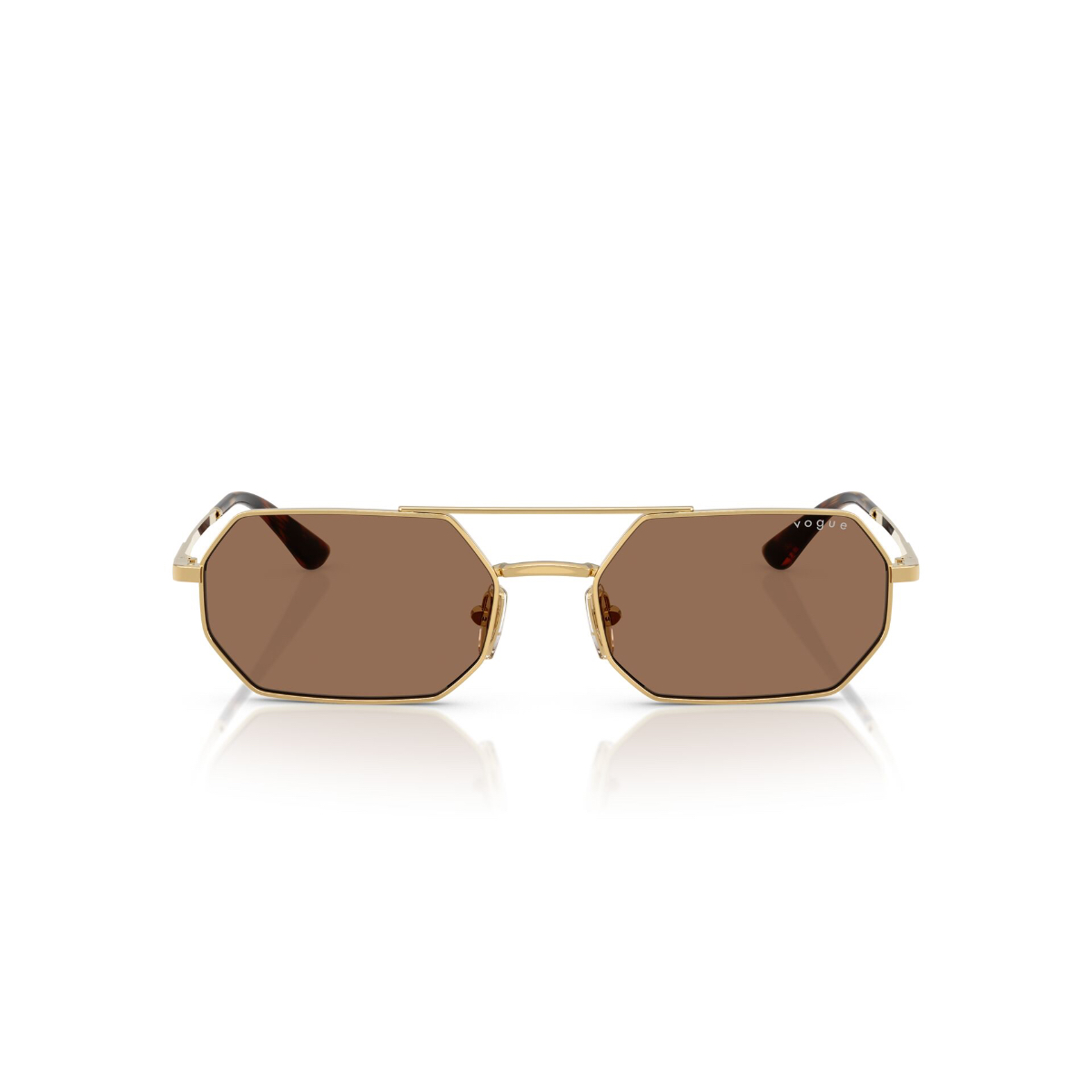 Foto 2 pulgar | Lentes De Sol Dorado Vogue Eyewear