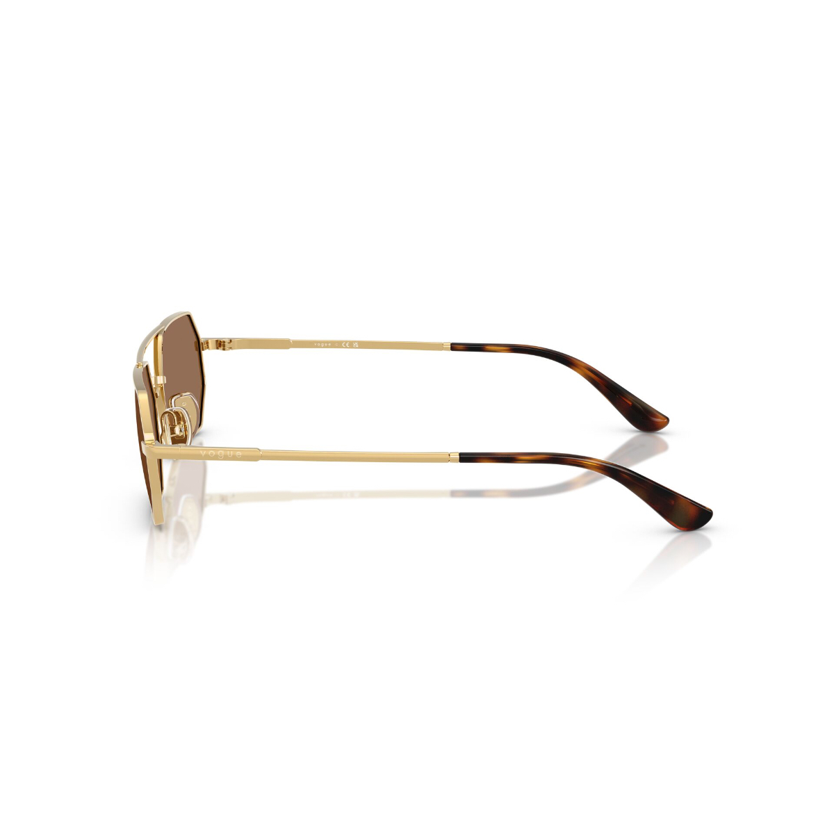 Foto 4 pulgar | Lentes De Sol Dorado Vogue Eyewear