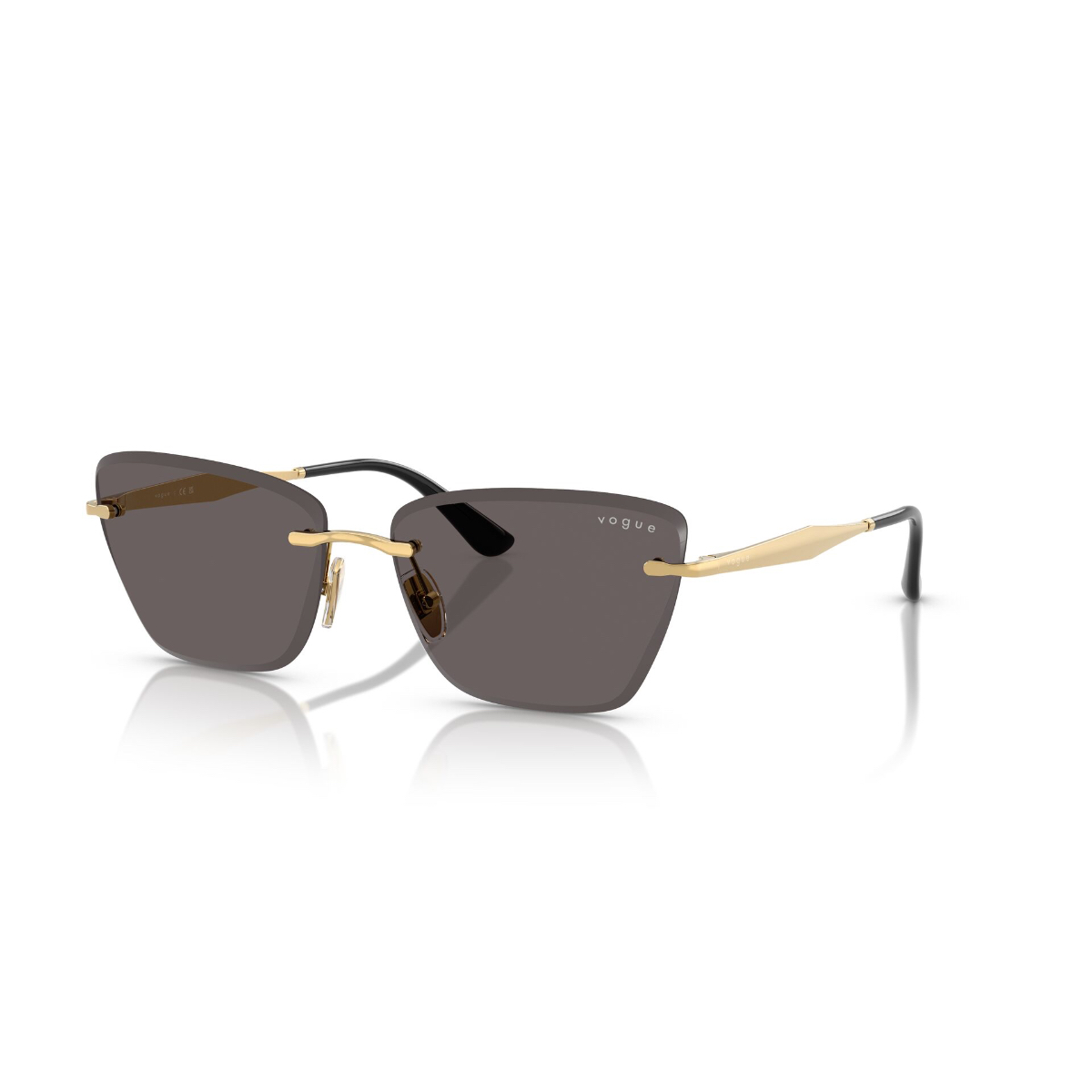 Foto 3 pulgar | Lentes De Sol Dorado Vogue Eyewear