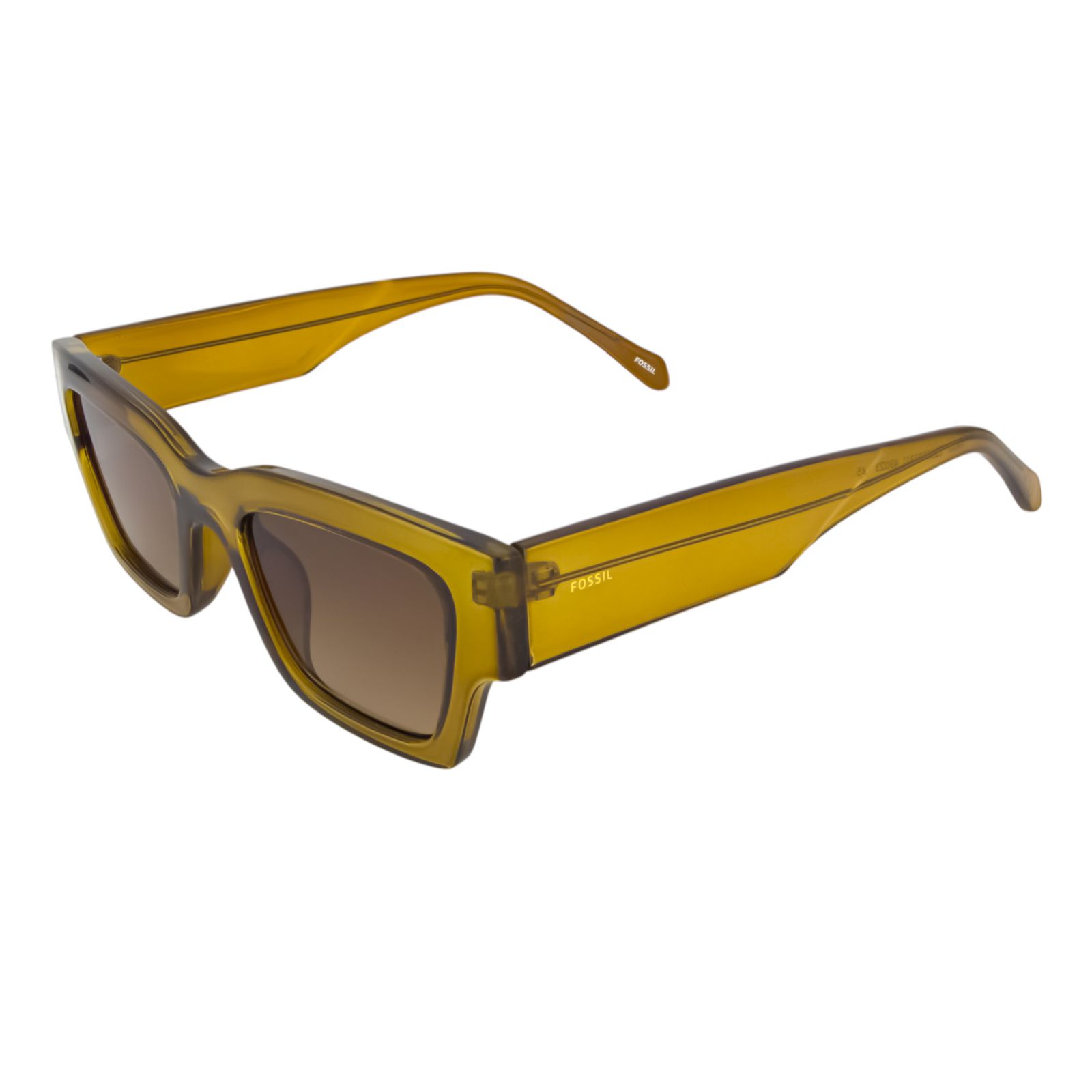 Foto 2 pulgar | Lentes de Sol para Mujer Fossil Cuadrados Beige