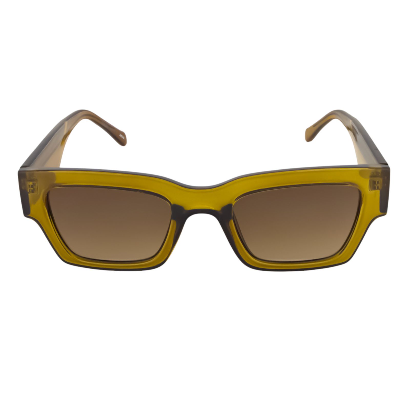 Foto 3 pulgar | Lentes de Sol para Mujer Fossil Cuadrados Beige
