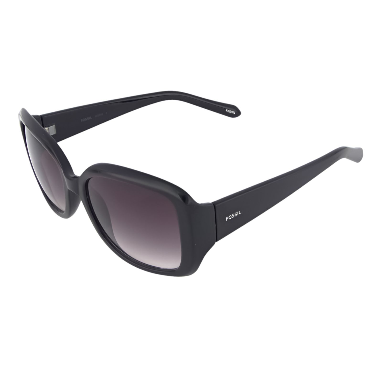 Foto 2 pulgar | Lentes de Sol para Mujer Fossil Rectangulares Negros