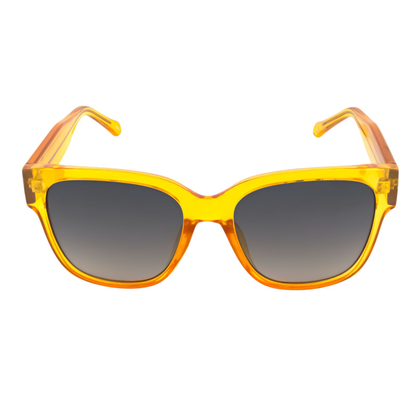 Foto 3 pulgar | Lentes de Sol para Mujer Fossil Cuadrados Amarillos