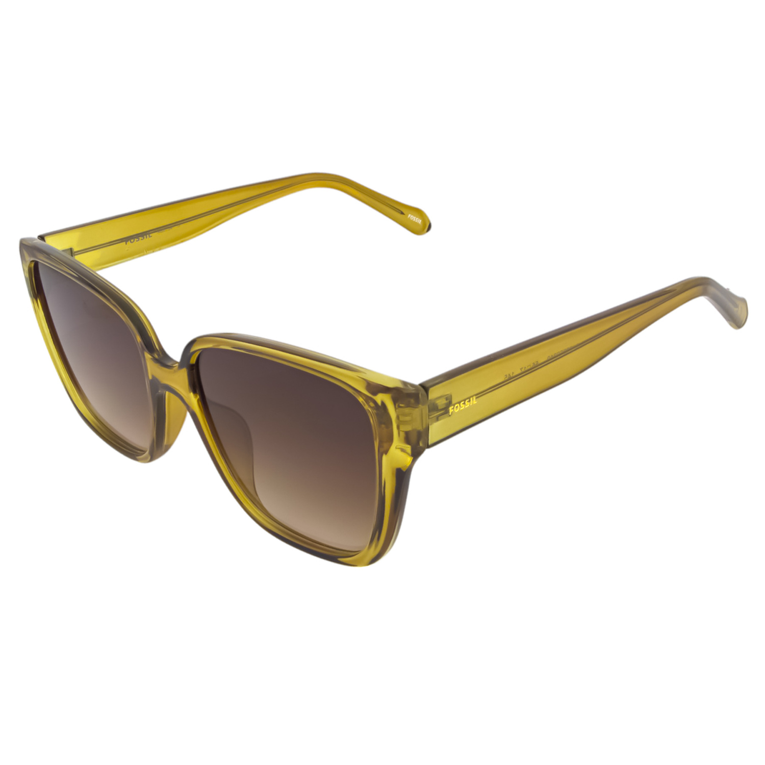 Foto 2 pulgar | Lentes de Sol para Mujer Fossil Cuadrado Marrón