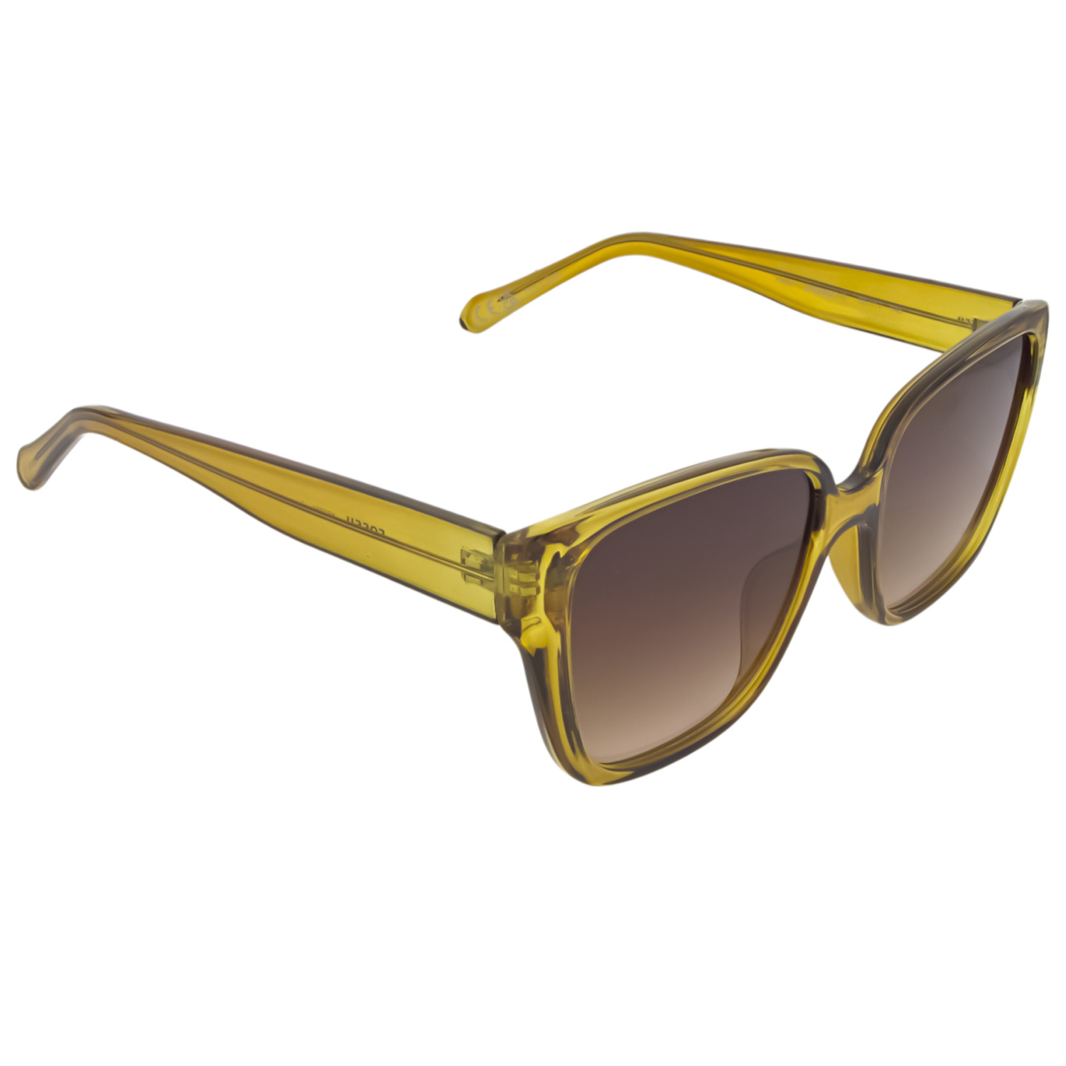 Foto 4 pulgar | Lentes de Sol para Mujer Fossil Cuadrado Marrón