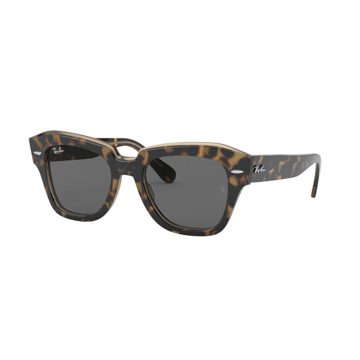 Foto 3 pulgar | Lentes de Sol State Street Gris Ray-Ban