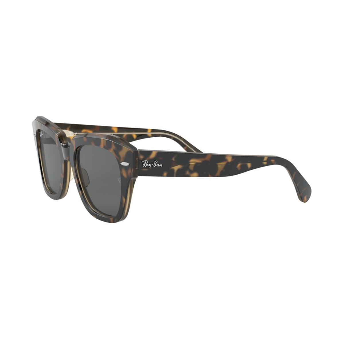Foto 4 pulgar | Lentes de Sol State Street Gris Ray-Ban
