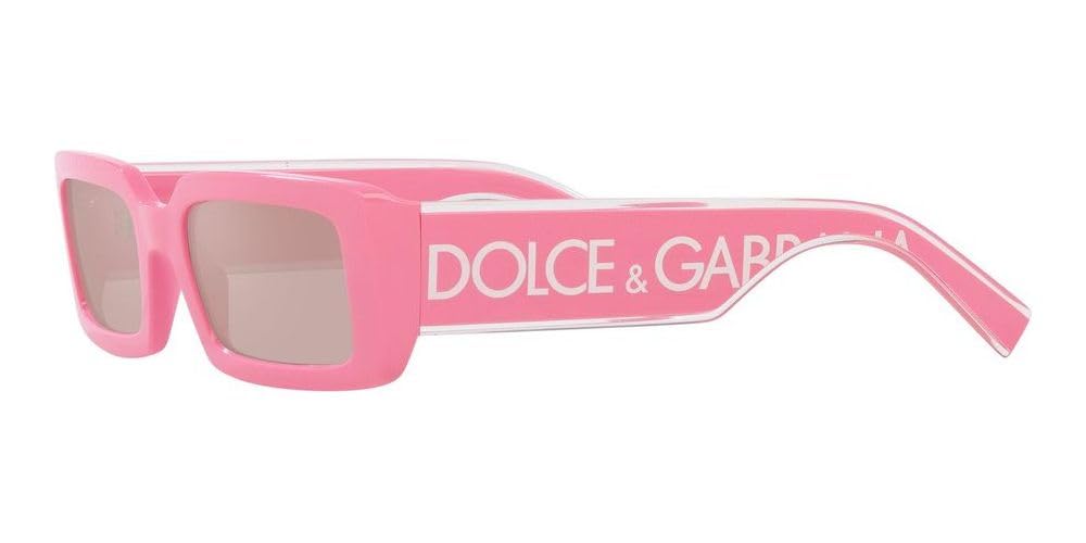 Foto 3 | Gafas De Sol Dolce & Gabbana Narrow Rectangle Pink Para Mujer - Venta Internacional.