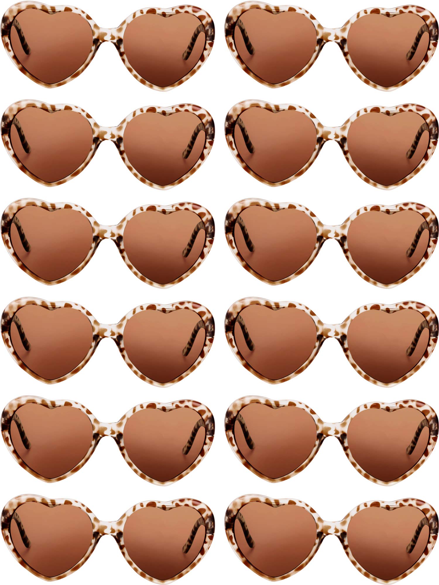 Foto 3 pulgar | Gafas De Sol Bulu En Forma De Corazón En Colores Neón Para Mujer X12 - Venta Internacional.